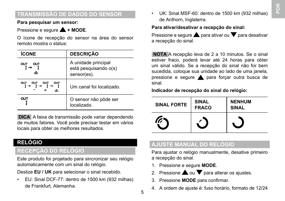 Oregon Scientific 086L005036-017 User Manual | Page 59 / 73