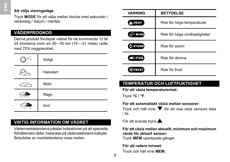 Oregon Scientific 086L005036-017 User Manual | Page 69 / 73