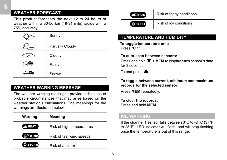 Oregon Scientific 086L005036-017 User Manual | Page 7 / 73
