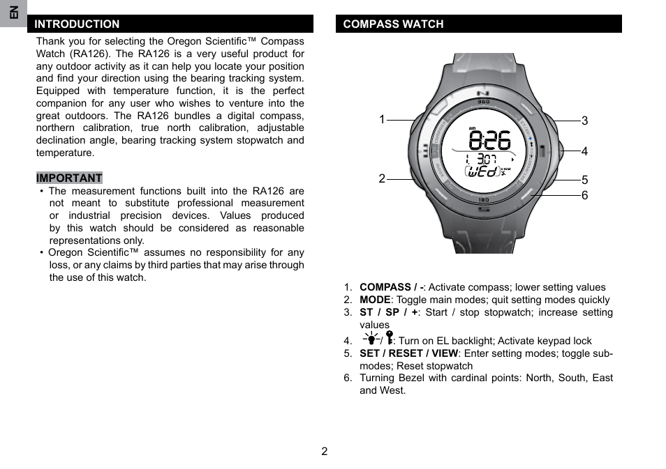 Oregon Scientific RA126 User Manual | Page 3 / 99