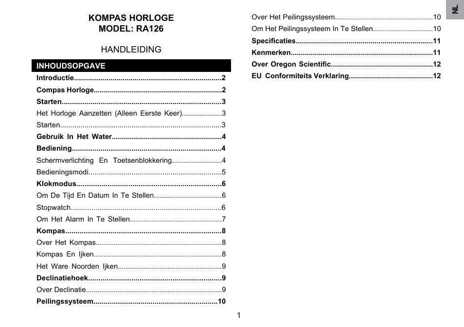 Oregon Scientific RA126 User Manual | Page 63 / 99