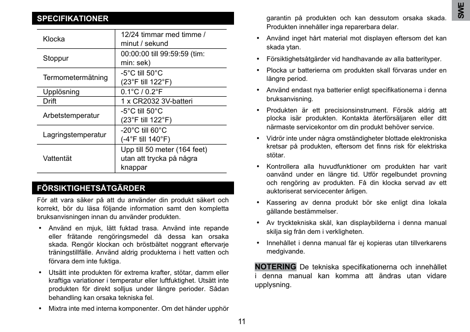 Oregon Scientific RA126 User Manual | Page 97 / 99