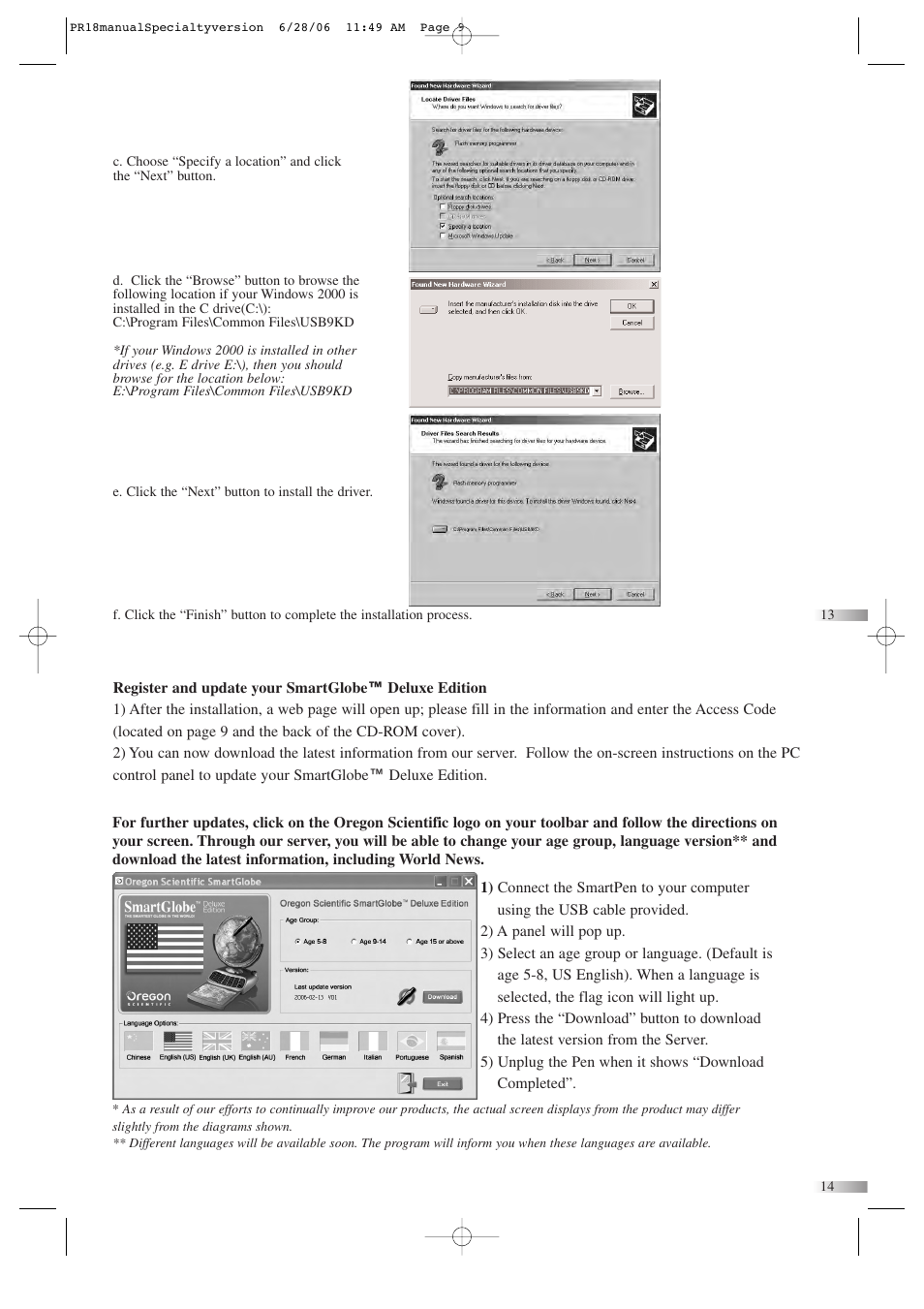 Oregon Scientific SmartGlobe AC/DC Adapter User Manual | Page 9 / 10