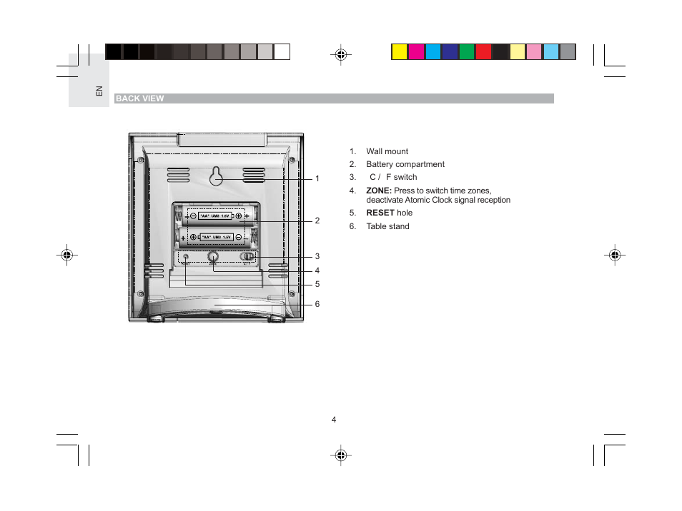 Oregon Scientific RMR603HGA User Manual | Page 5 / 17