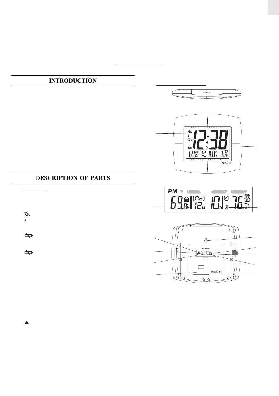 Oregon Scientific Jumbo JMR828A User Manual | 8 pages