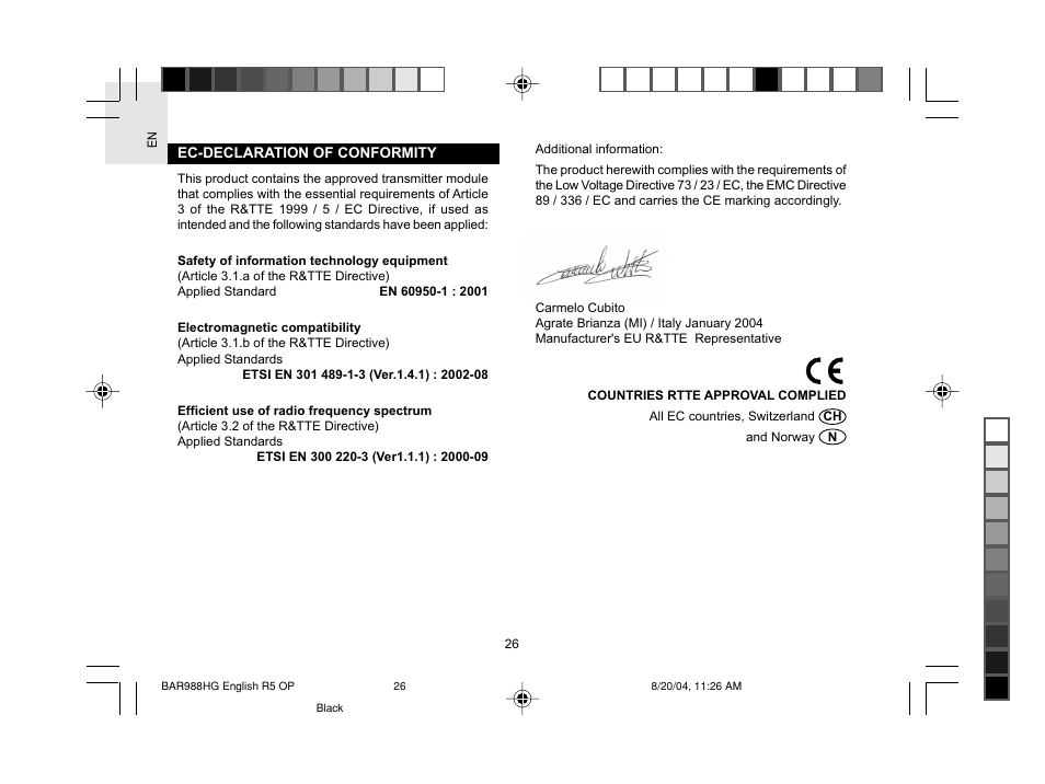 Oregon Scientific Slimline Weather Station BAR988HG User Manual | Page 27 / 28