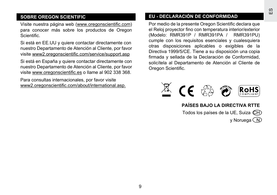 Oregon Scientific RMR391PU User Manual | Page 19 / 73