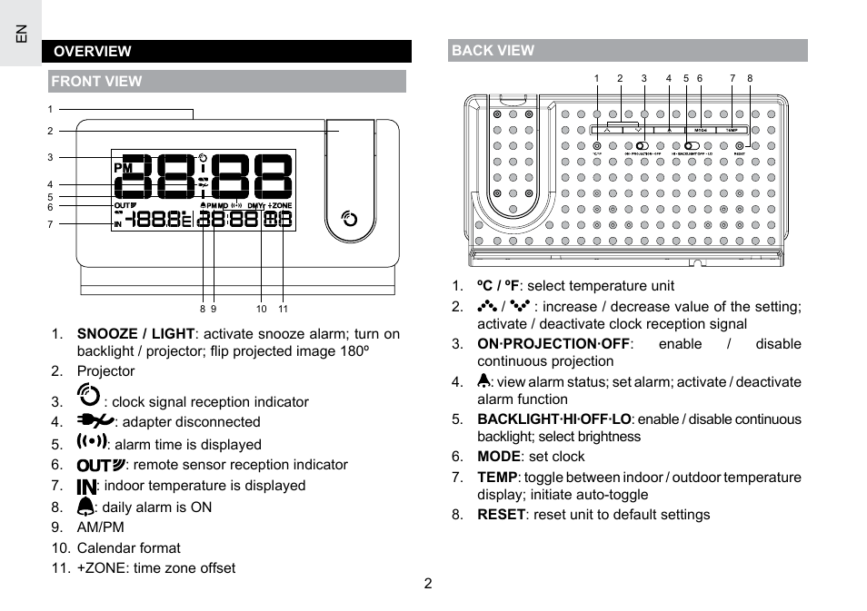Oregon Scientific RMR391PU User Manual | Page 3 / 73