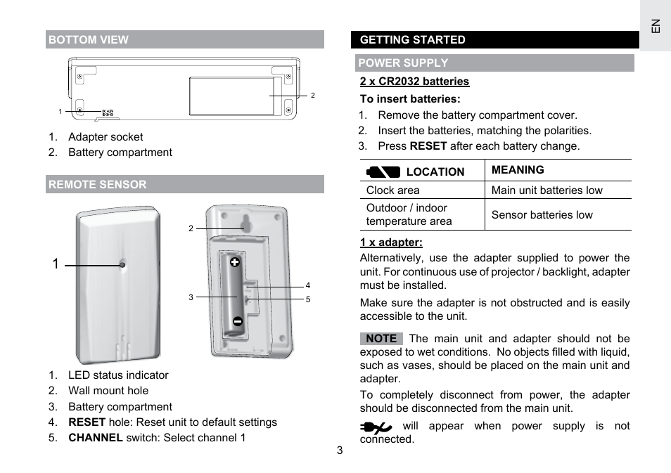Oregon Scientific RMR391PU User Manual | Page 4 / 73