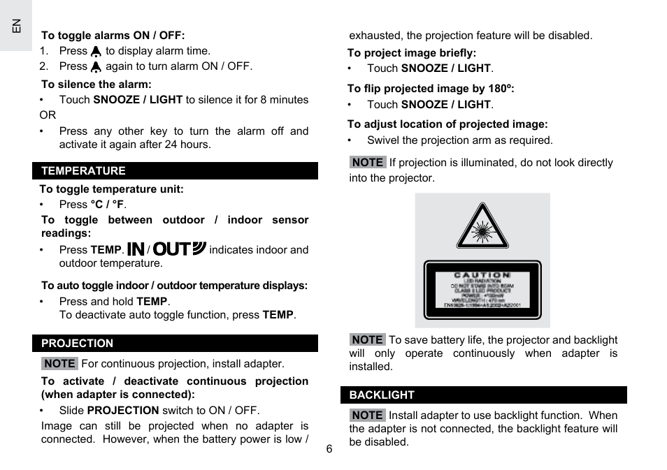 Oregon Scientific RMR391PU User Manual | Page 7 / 73