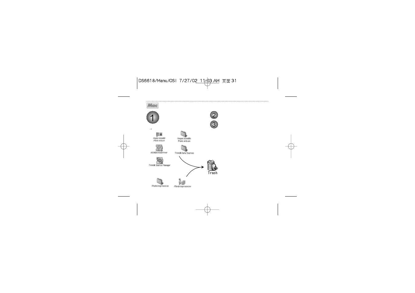 For macintosh | Oregon Scientific Digital Camera DS6618 User Manual | Page 31 / 36