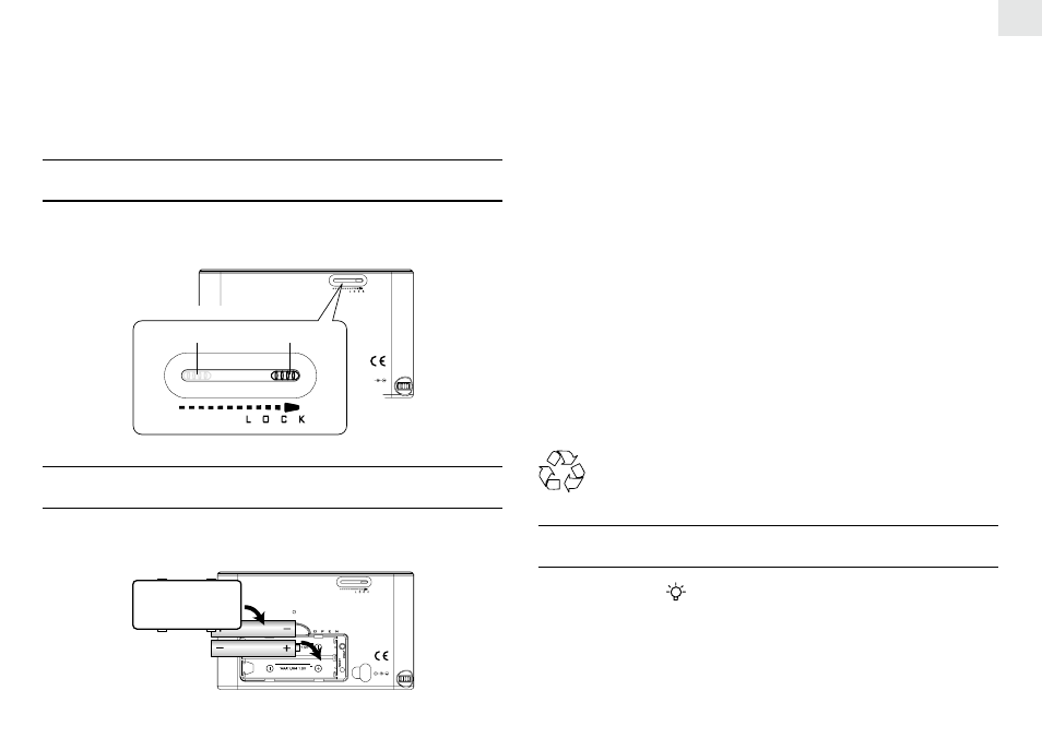 Before you begin, Power, How to activate the back-light | Oregon Scientific Travel Radio-Controlled Projection Clock RM888PA User Manual | Page 3 / 8