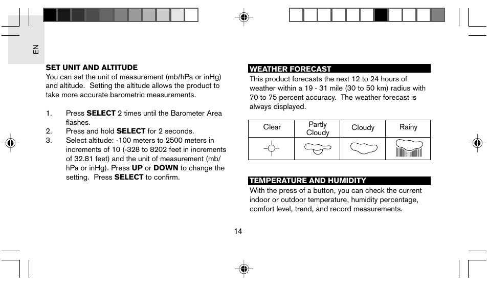 Oregon Scientific STARCK PS L02A User Manual | Page 15 / 28