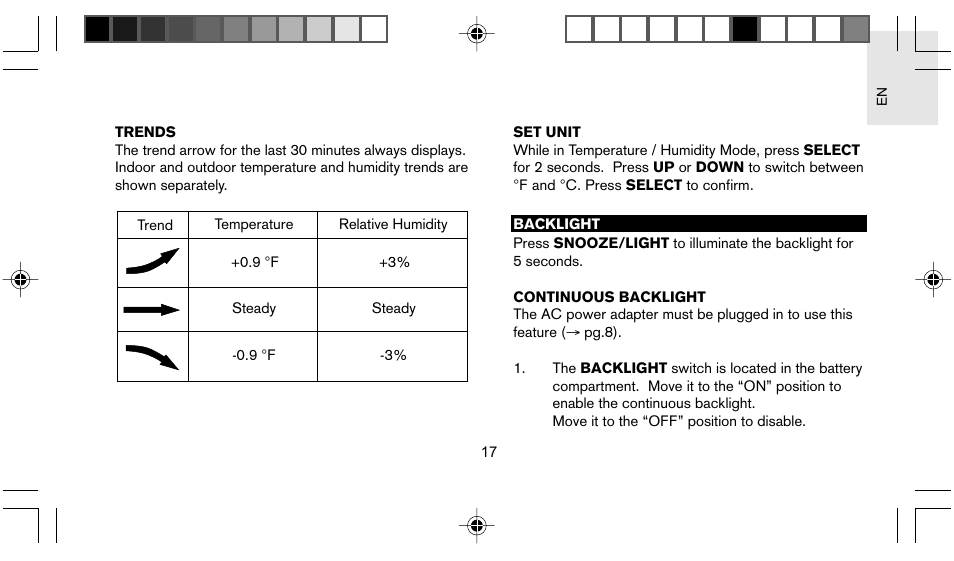 Oregon Scientific STARCK PS L02A User Manual | Page 18 / 28