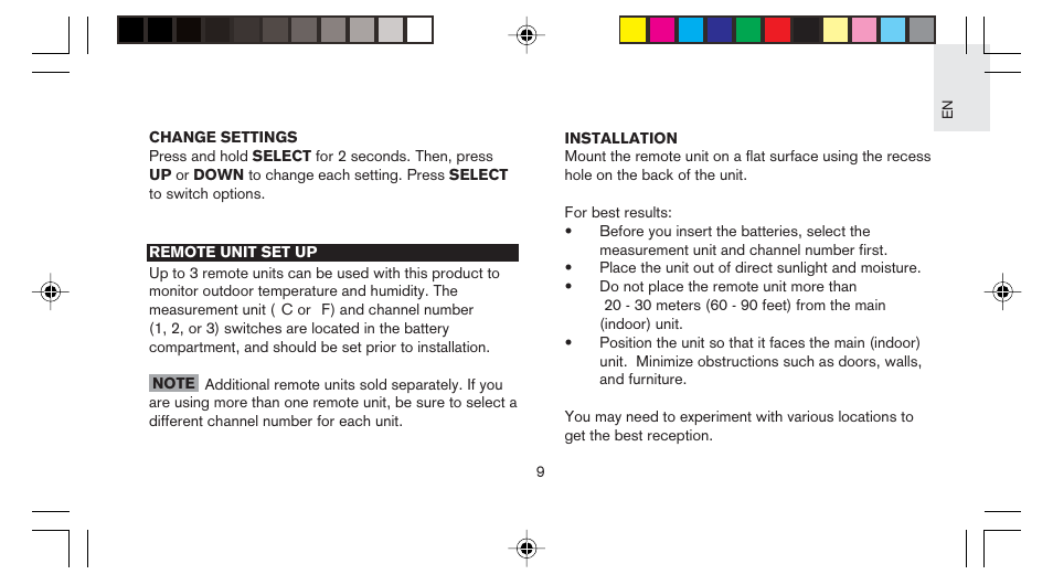 Oregon Scientific STARCK PS-M03 User Manual | Page 10 / 28