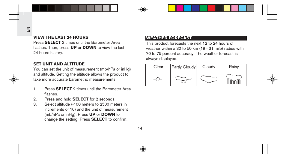 Oregon Scientific STARCK PS-M03 User Manual | Page 15 / 28