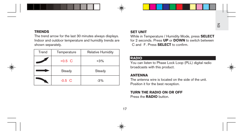 Oregon Scientific STARCK PS-M03 User Manual | Page 18 / 28