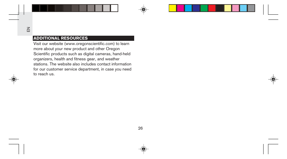 Oregon Scientific STARCK PS-M03 User Manual | Page 27 / 28