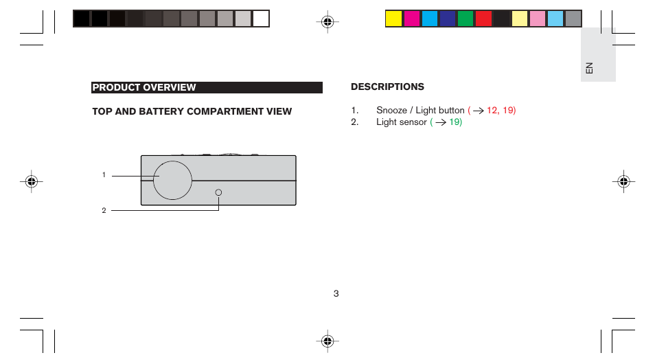 Oregon Scientific STARCK PS-M03 User Manual | Page 4 / 28