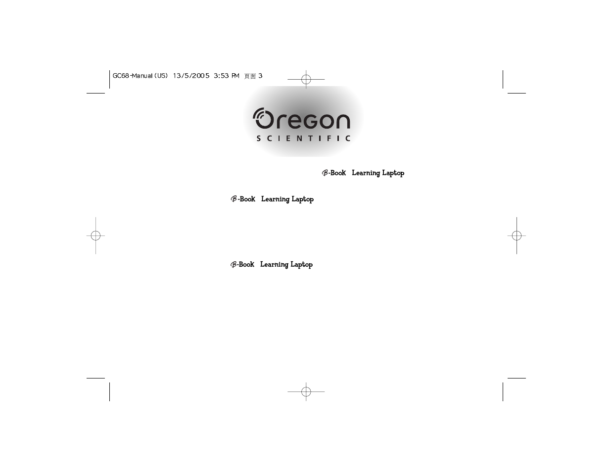 Dear parent/guardian | Oregon Scientific Barbie G068 User Manual | Page 3 / 28