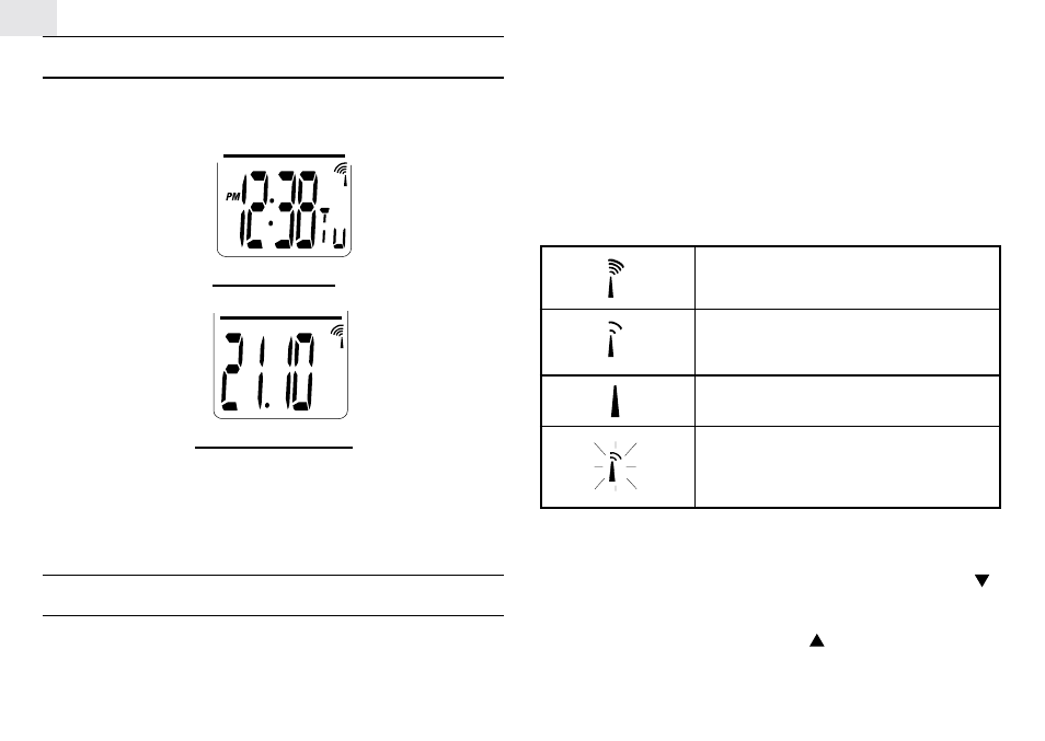 Calendar clock display modes, About radio reception | Oregon Scientific RMR232PHN User Manual | Page 8 / 11