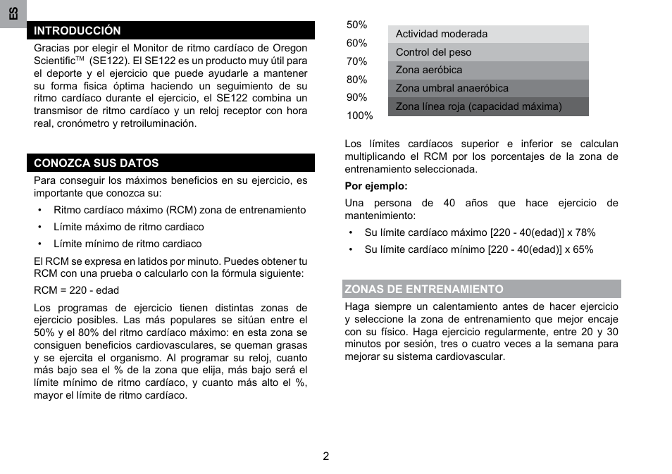 Oregon Scientific SE122 User Manual | Page 13 / 85