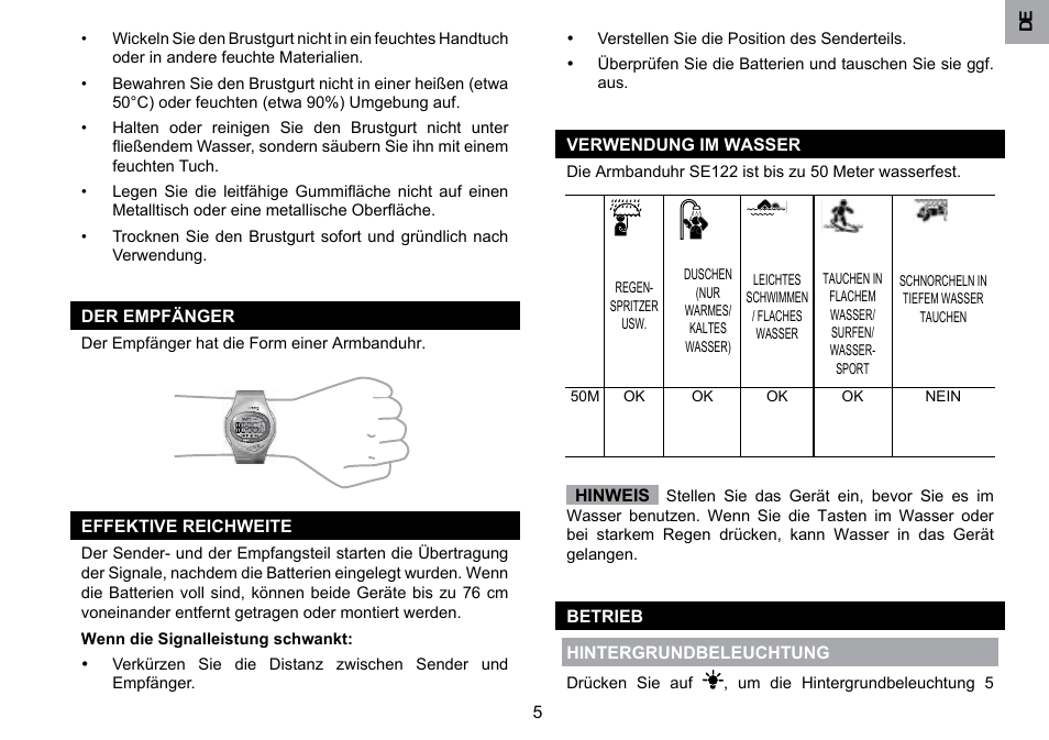 Oregon Scientific SE122 User Manual | Page 26 / 85