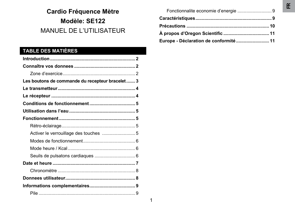 Oregon Scientific SE122 User Manual | Page 33 / 85