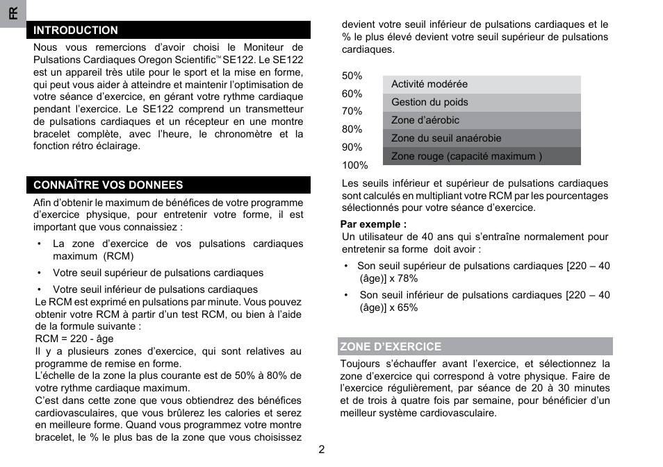 Oregon Scientific SE122 User Manual | Page 34 / 85