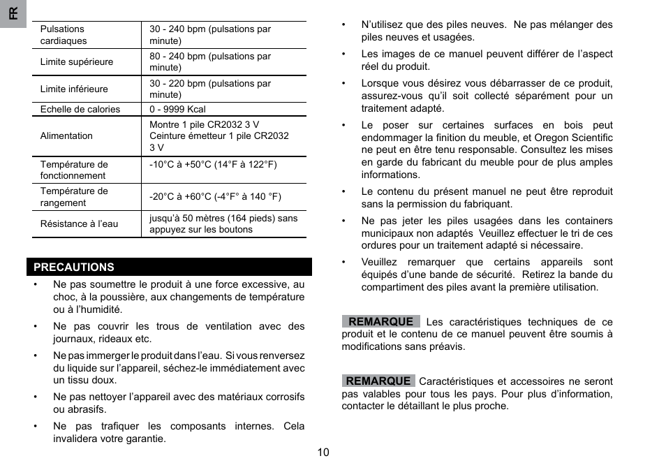 Oregon Scientific SE122 User Manual | Page 42 / 85