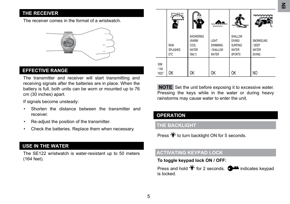 Oregon Scientific SE122 User Manual | Page 6 / 85