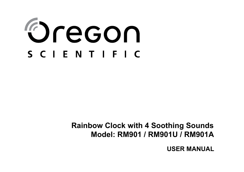 Oregon Scientific RM901A User Manual | 65 pages