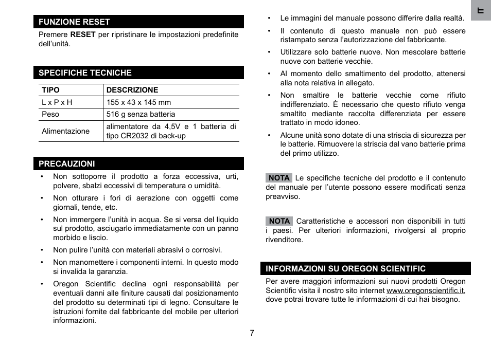 Oregon Scientific RM901A User Manual | Page 40 / 65