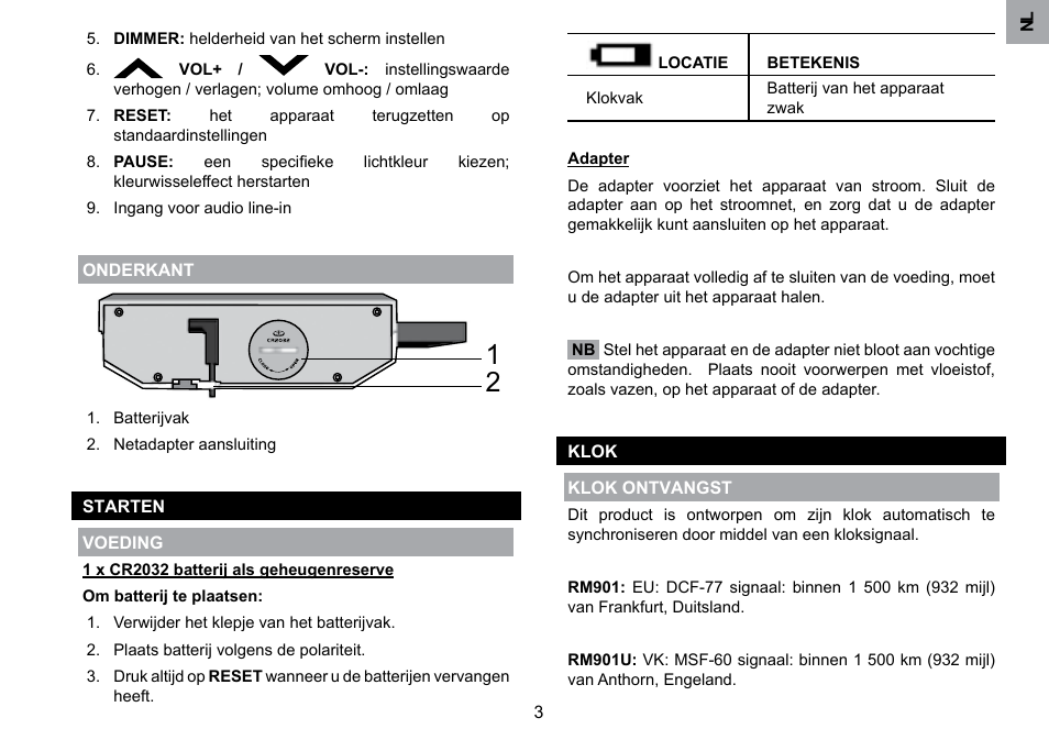 Oregon Scientific RM901A User Manual | Page 44 / 65