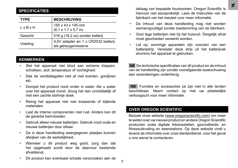 Oregon Scientific RM901A User Manual | Page 48 / 65