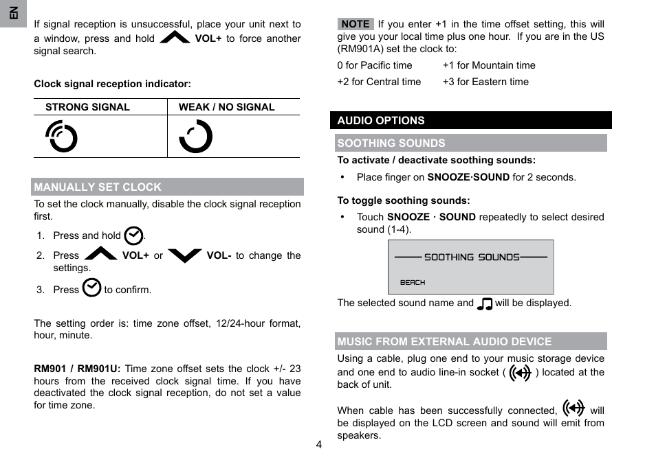 Oregon Scientific RM901A User Manual | Page 5 / 65