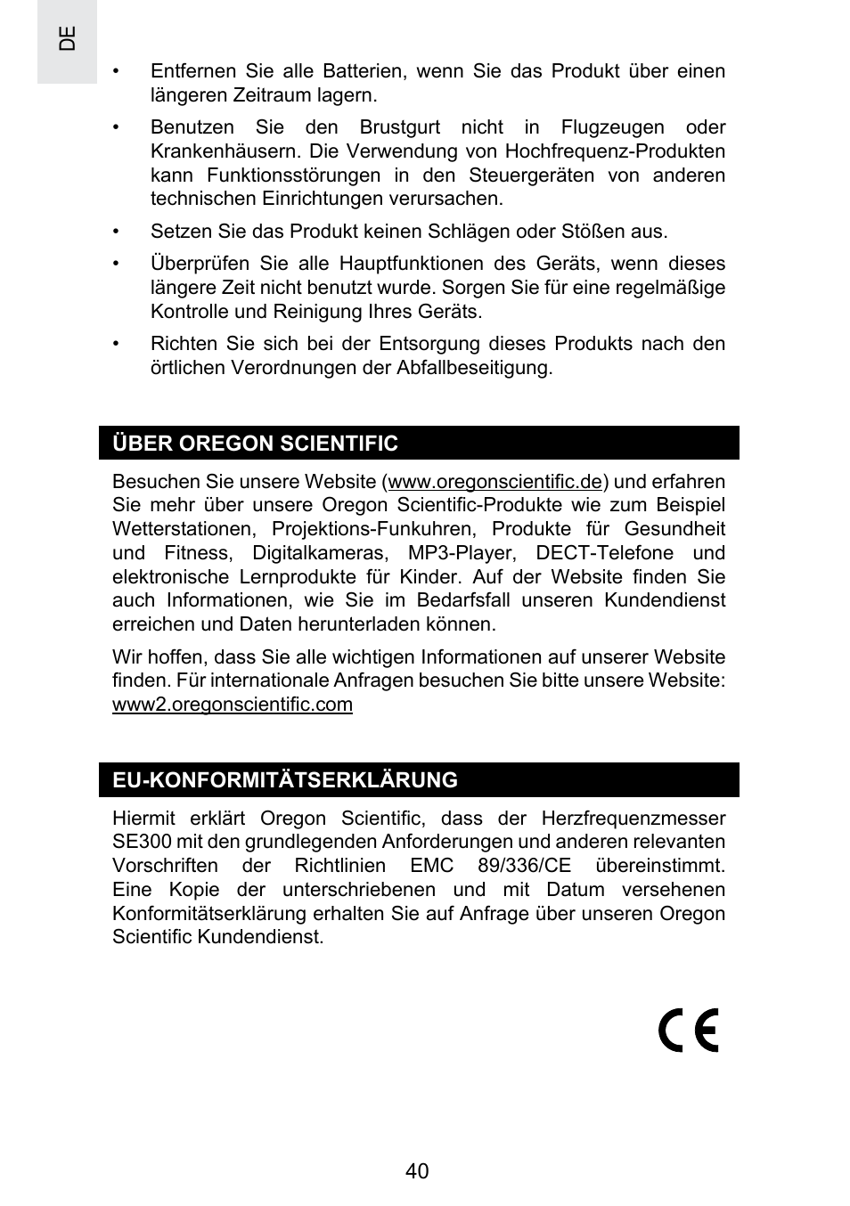 Oregon Scientific SE300 User Manual | Page 117 / 311