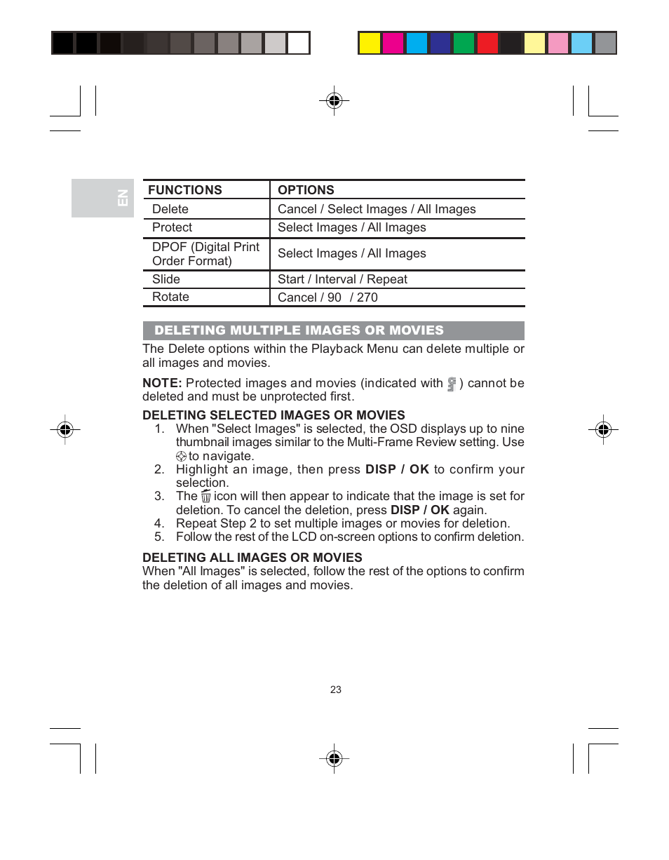 Oregon Scientific 3.0 MEGA-PIXEL DIGITAL CAMERA WITH JUMBO DISPLAY PV 100 User Manual | Page 27 / 42