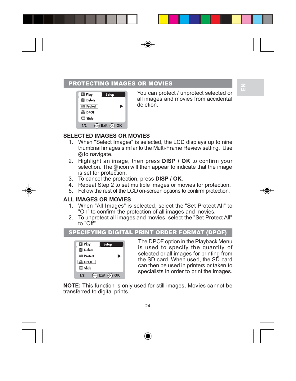 Oregon Scientific 3.0 MEGA-PIXEL DIGITAL CAMERA WITH JUMBO DISPLAY PV 100 User Manual | Page 28 / 42