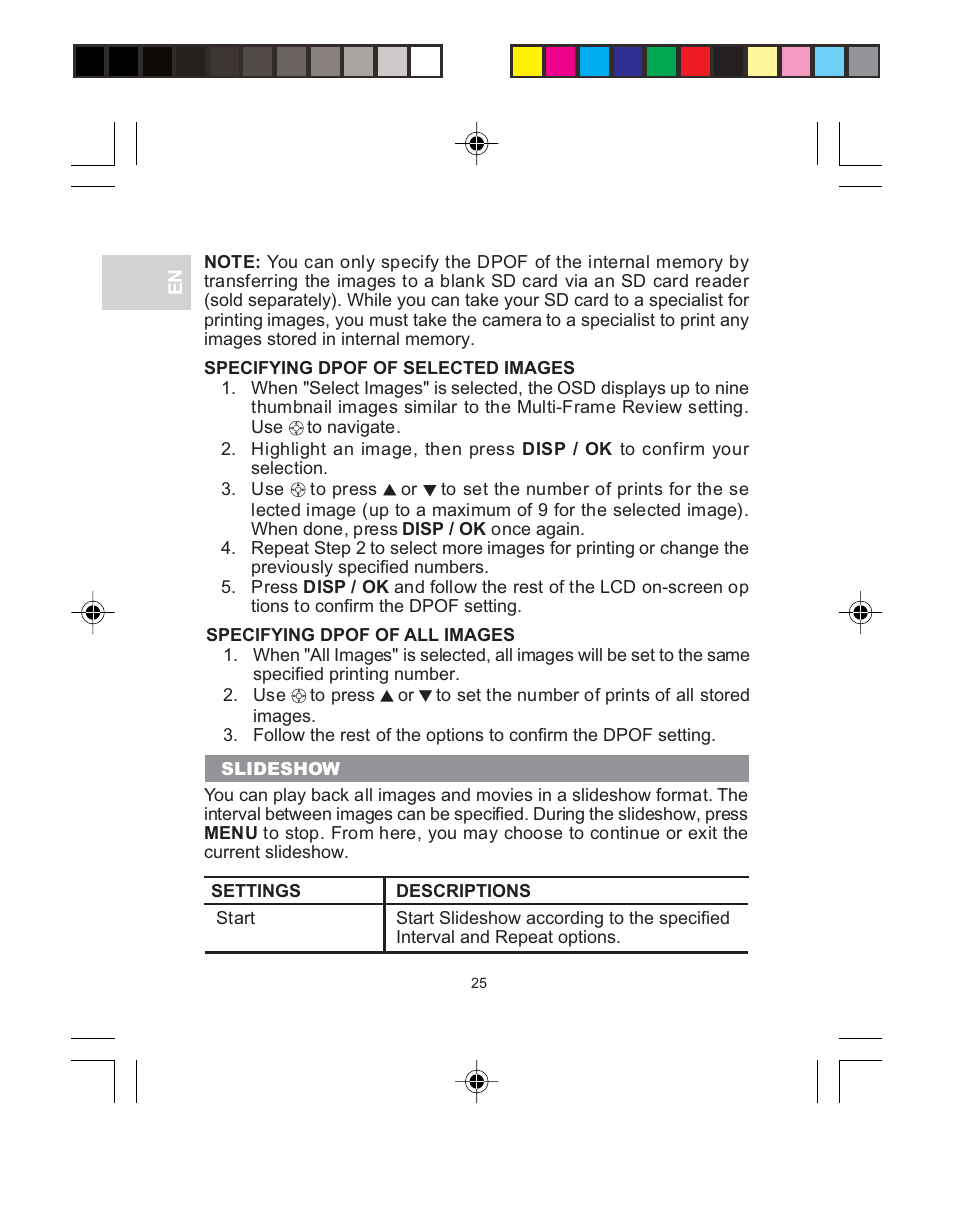 Oregon Scientific 3.0 MEGA-PIXEL DIGITAL CAMERA WITH JUMBO DISPLAY PV 100 User Manual | Page 29 / 42