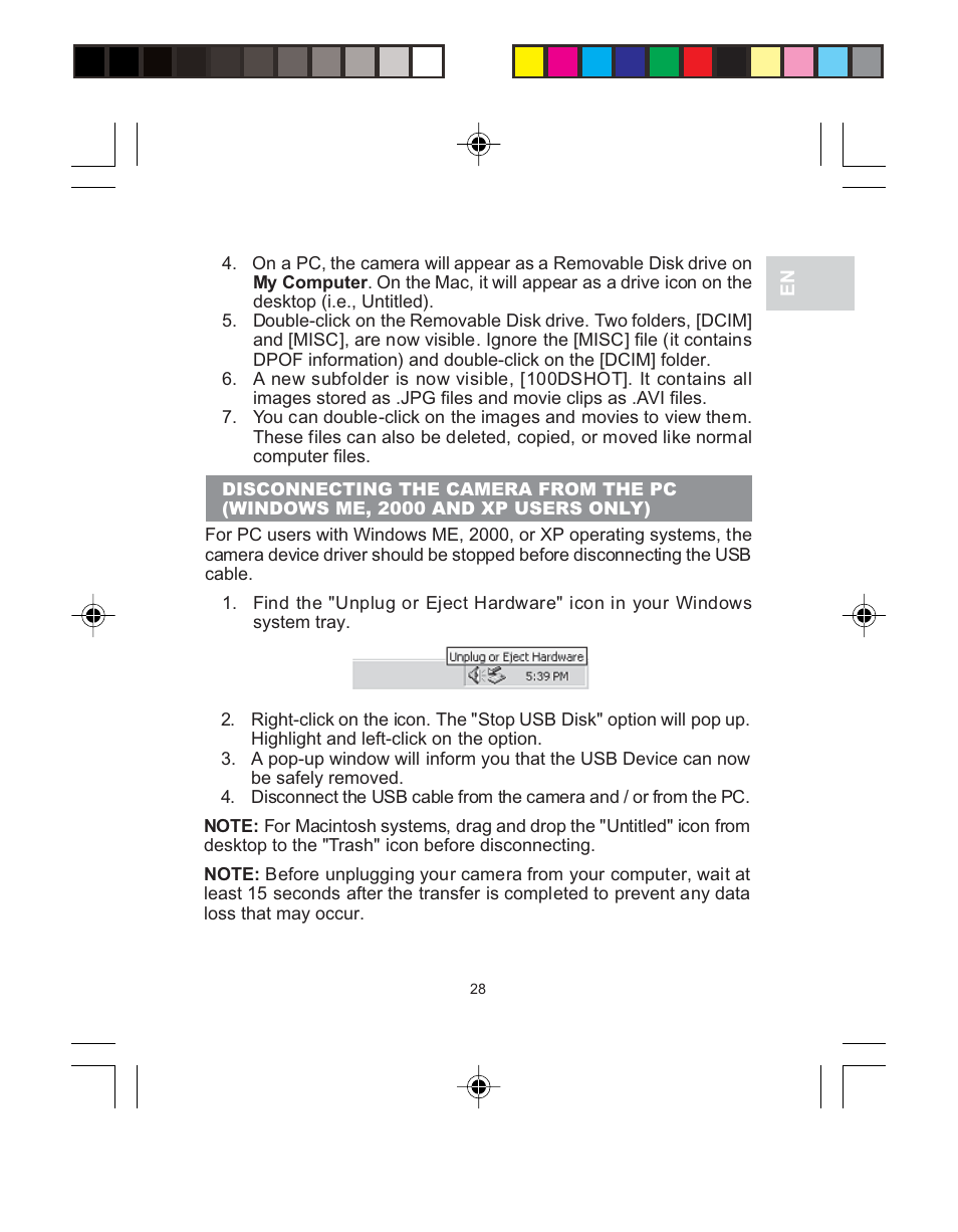 Oregon Scientific 3.0 MEGA-PIXEL DIGITAL CAMERA WITH JUMBO DISPLAY PV 100 User Manual | Page 32 / 42