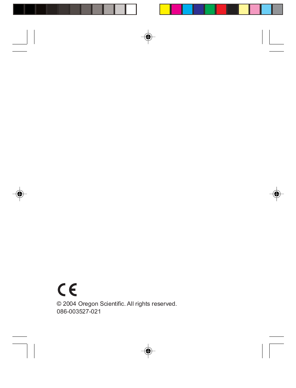 Oregon Scientific 3.0 MEGA-PIXEL DIGITAL CAMERA WITH JUMBO DISPLAY PV 100 User Manual | Page 42 / 42