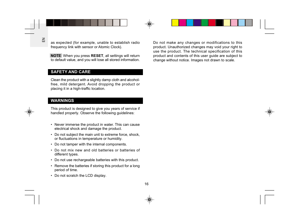 Oregon Scientific BAR609HGA User Manual | Page 17 / 22