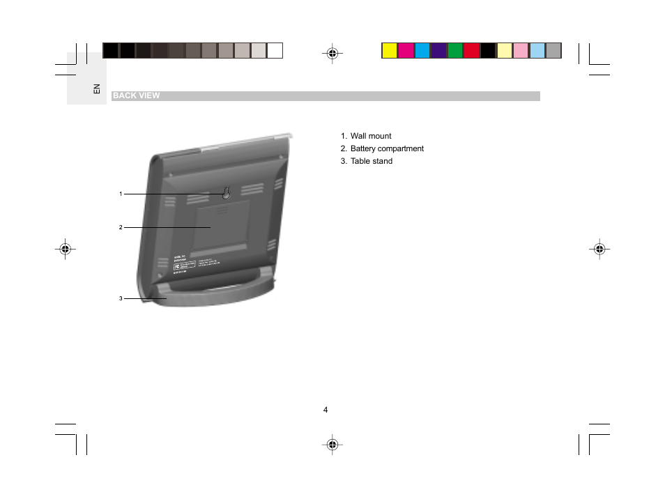 Oregon Scientific BAR609HGA User Manual | Page 5 / 22