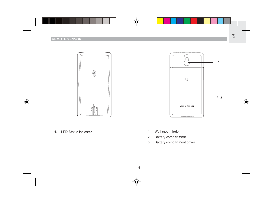 Oregon Scientific Wireless Thermo Clock RMR602A User Manual | Page 6 / 16