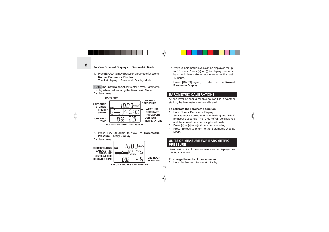 Oregon Scientific EB833 User Manual | Page 10 / 19