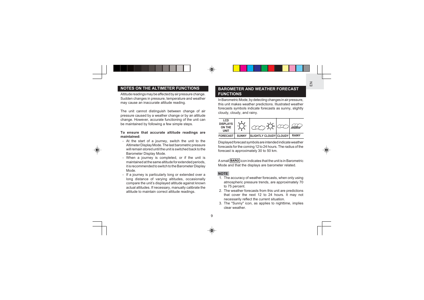 Oregon Scientific EB833 User Manual | Page 9 / 19