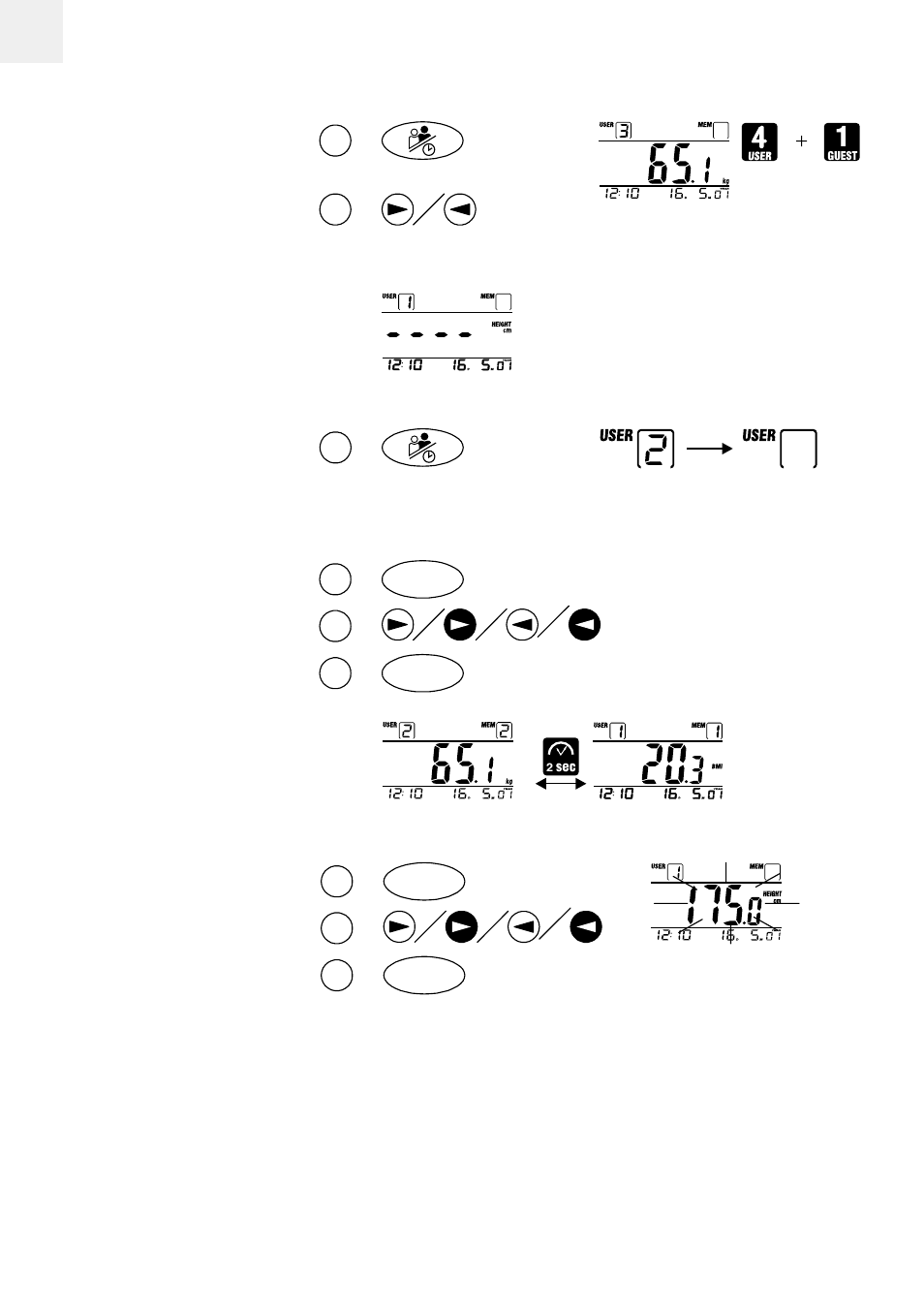 Oregon Scientific BMI Body Weight Monitor BWR102 User Manual | Page 4 / 11