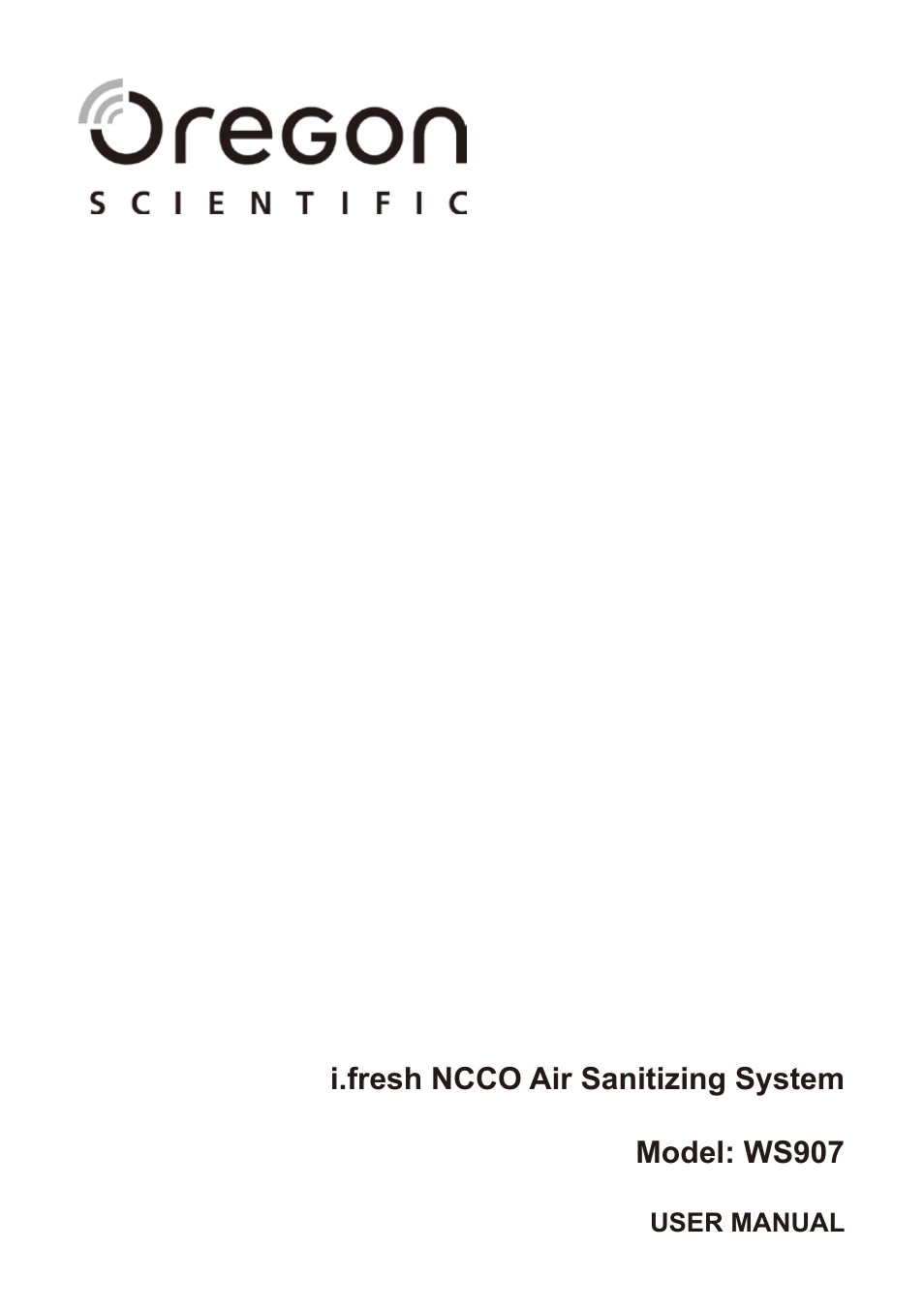 Oregon Scientific WS907 User Manual | 59 pages