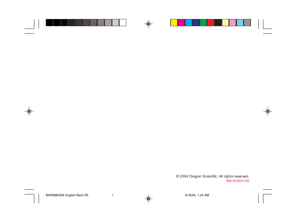 Oregon Scientific TREVISO SLEEK BAR988HGA User Manual | Page 28 / 28